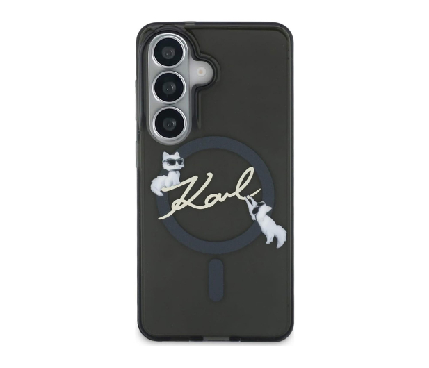 Karl Lagerfeld Etui KC Script MagSafe do Galaxy S26 Plus czarny - 1522711 - zdjęcie 2